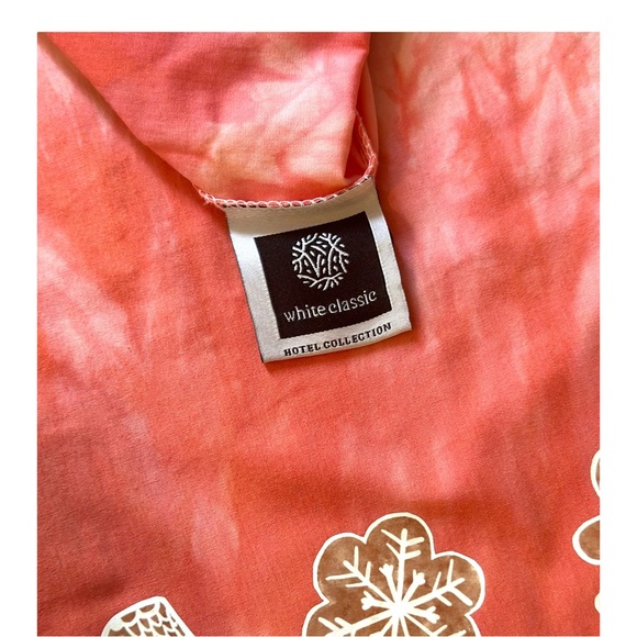 Gingerbread Holiday Pillow Cases Set of 2 Botanical Eco Dyed OOAK NWT Christmas - Picture 10 of 12